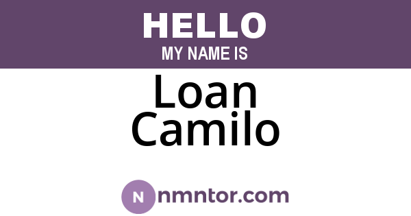 Loan Camilo
