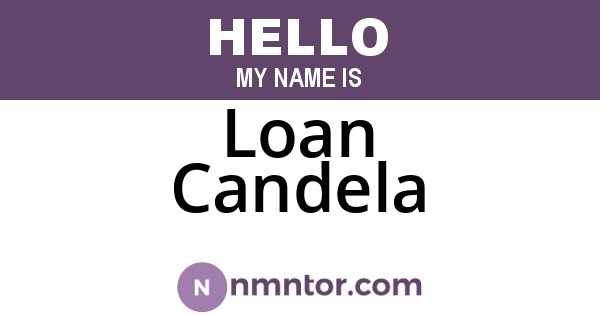 Loan Candela