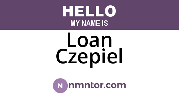 Loan Czepiel