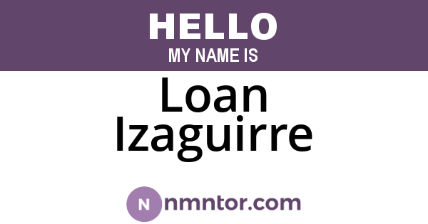Loan Izaguirre