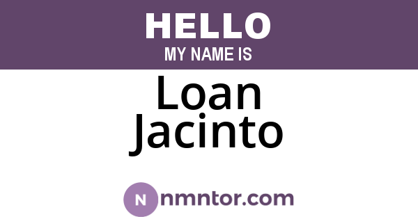 Loan Jacinto