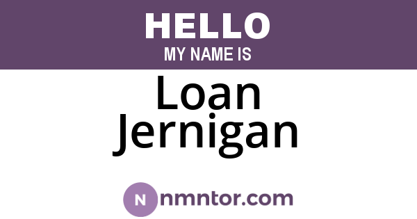 Loan Jernigan