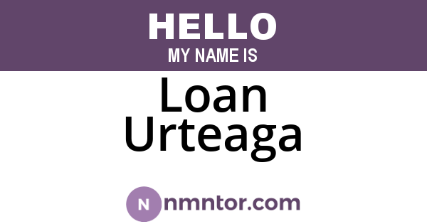 Loan Urteaga