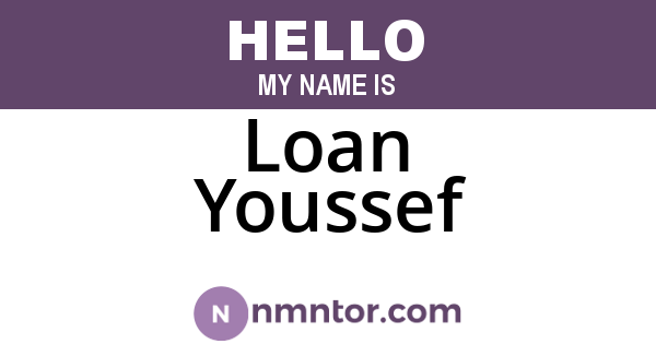 Loan Youssef