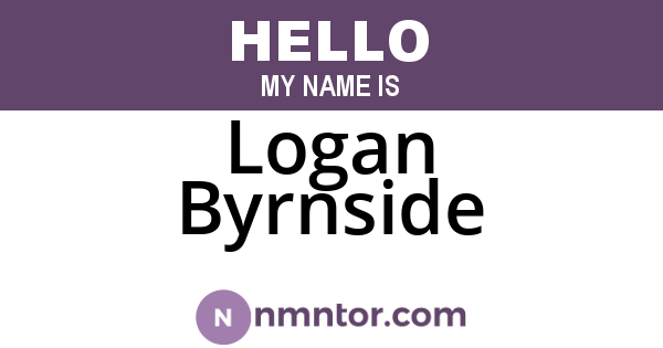 Logan Byrnside