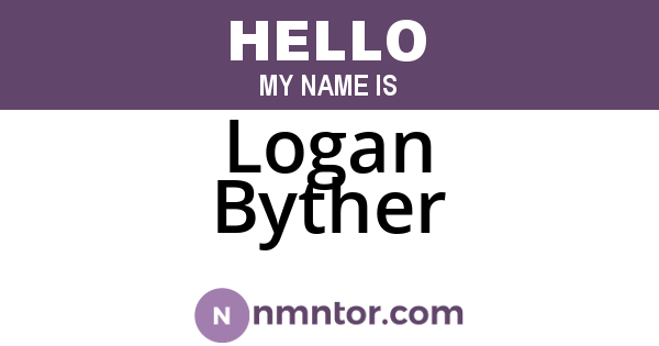 Logan Byther