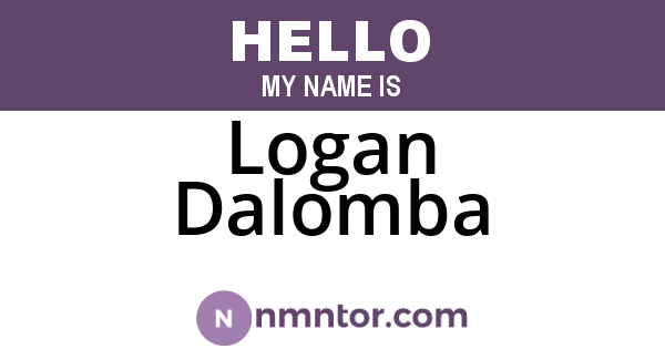 Logan Dalomba