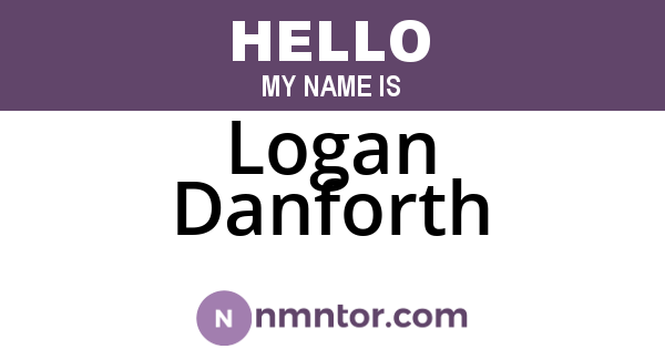 Logan Danforth