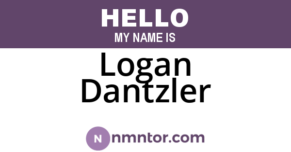 Logan Dantzler