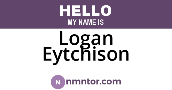 Logan Eytchison