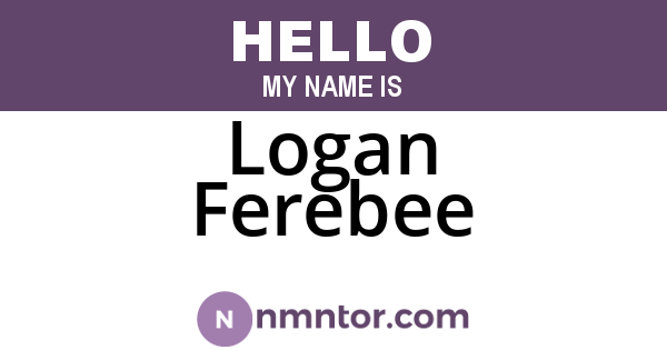 Logan Ferebee