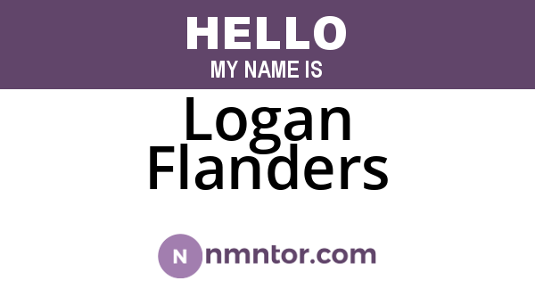 Logan Flanders