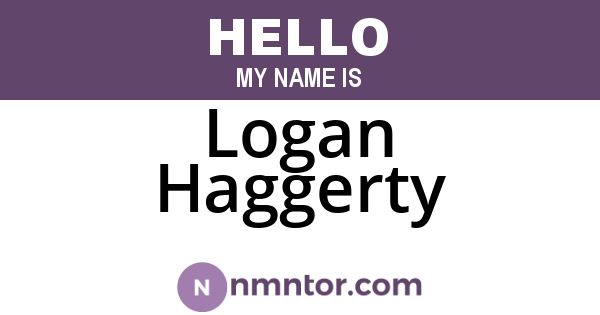 Logan Haggerty