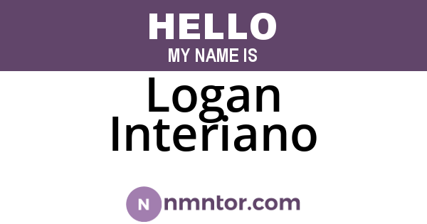Logan Interiano