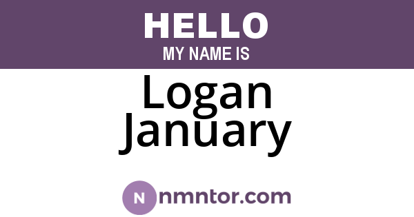Logan January