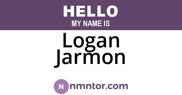 Logan Jarmon
