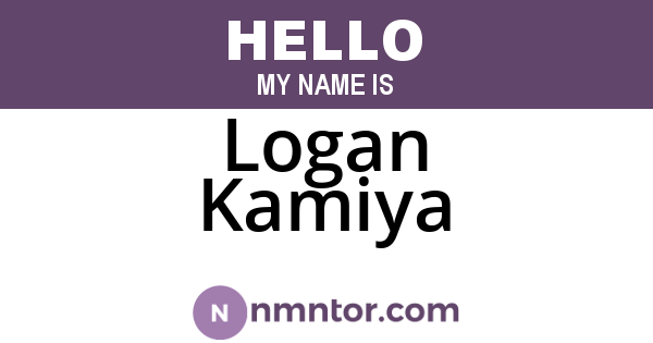 Logan Kamiya