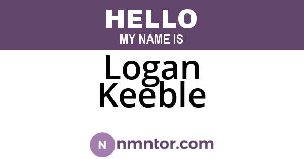 Logan Keeble