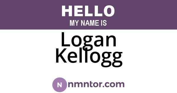 Logan Kellogg