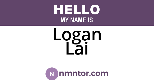 Logan Lai