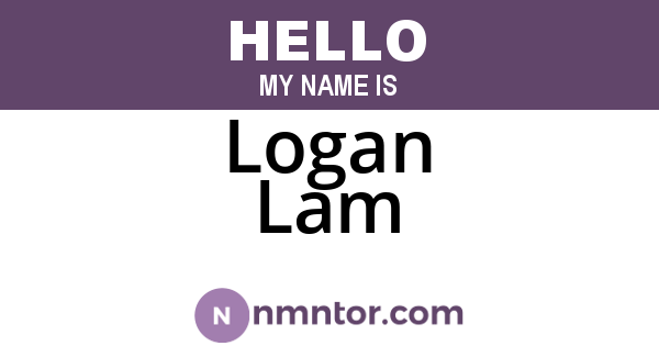 Logan Lam