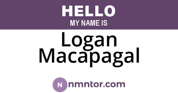 Logan Macapagal