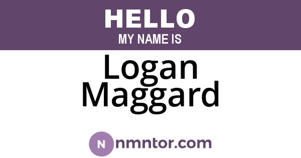 Logan Maggard