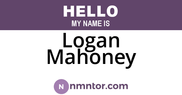 Logan Mahoney