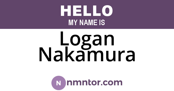 Logan Nakamura