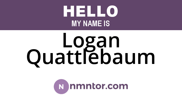 Logan Quattlebaum