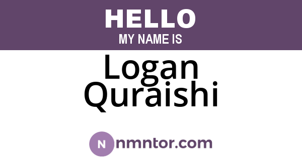 Logan Quraishi