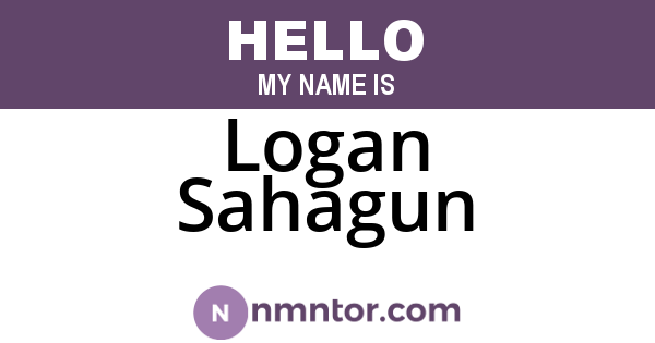 Logan Sahagun