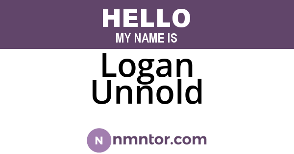 Logan Unnold