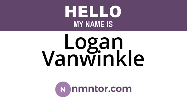 Logan Vanwinkle