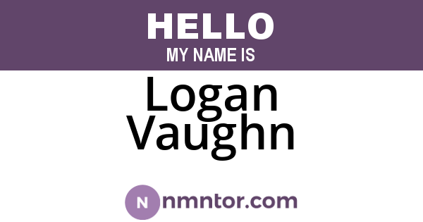Logan Vaughn