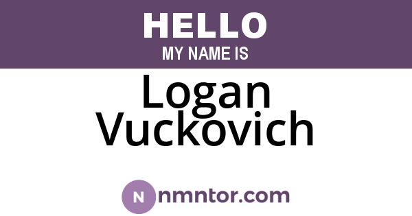 Logan Vuckovich