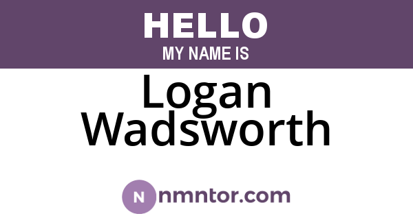 Logan Wadsworth