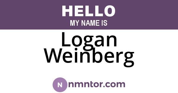 Logan Weinberg