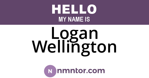 Logan Wellington