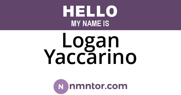 Logan Yaccarino