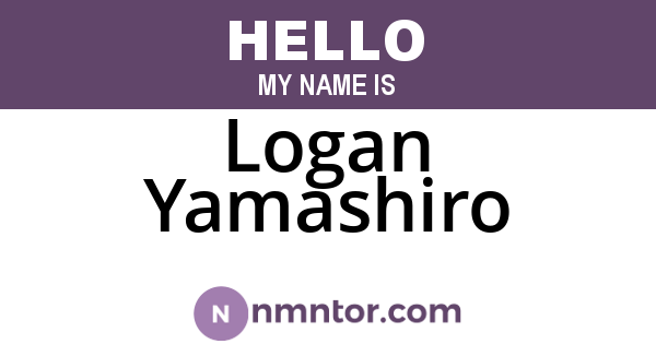 Logan Yamashiro
