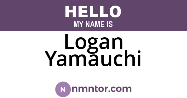Logan Yamauchi
