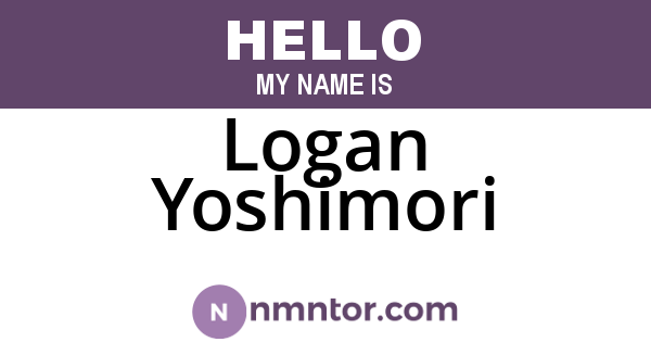 Logan Yoshimori