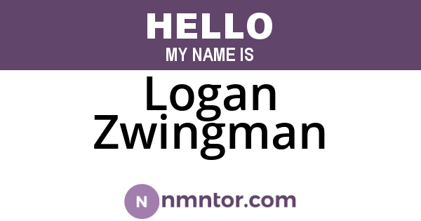 Logan Zwingman