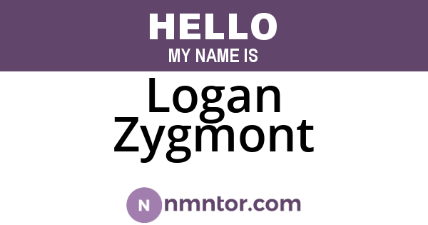 Logan Zygmont