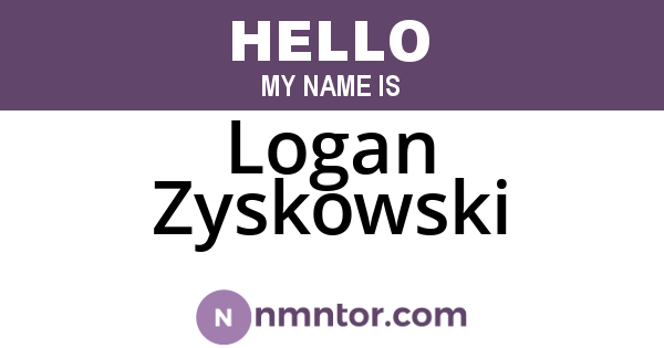 Logan Zyskowski