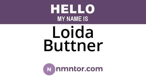 Loida Buttner