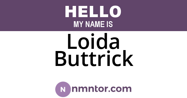 Loida Buttrick