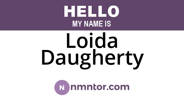 Loida Daugherty