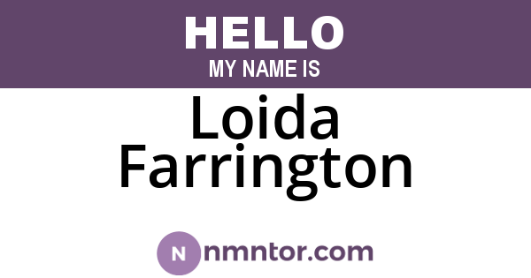 Loida Farrington